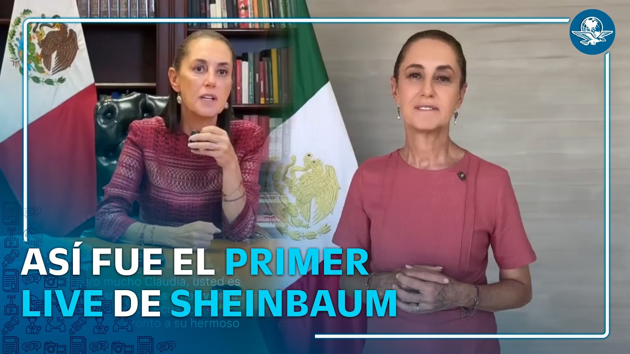 Sheinbaum hace su primer live en TikTok; niega consumo de drogas