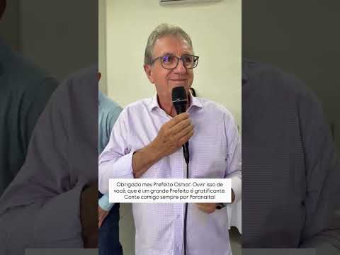 Obrigado, Prefeito Osmar!