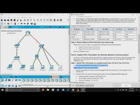 9.1.3 Packet Tracer - Identify MAC and IP Addresses