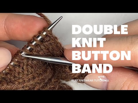 Double Knit Button Band Tutorial - Aria Cardigan/Cosmo...