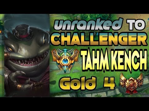 Unranked to Challenger Support Tahm Kench Gold 4