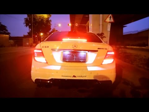 LOUD Mercedes-Benz C63 AMG w/ Fi Exhaust!