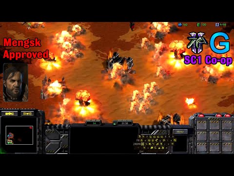 Starcraft 1 Co-op with GiantGrantGames - Brood War Terran Part 4