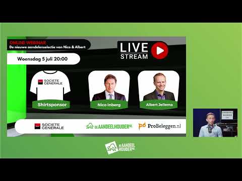 Aanmelden voor 11 aandelentips – Nieuwe aandelenelftal Nico & Albert