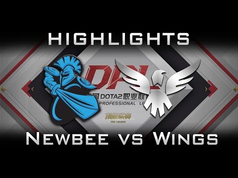 Wings vs NewBee DPL 2017 Dota 2 Highlights
