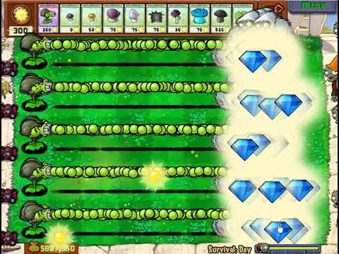 999 Gatling Peas VS 99 Yeti Zombies Heavy Fight | PLANT VS. ZOMBIES | PvZ Hack | PC Gameplay