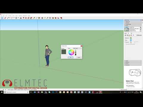 Change Background on SketchUp