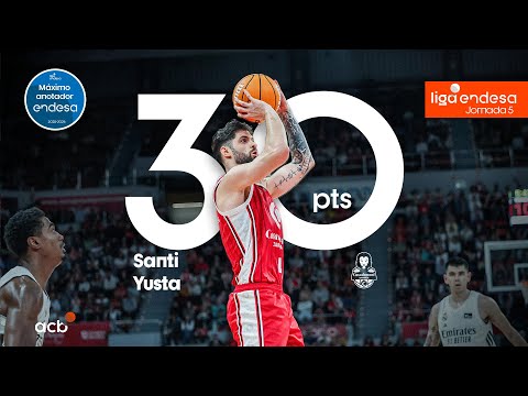 SANTI YUSTA, Máximo Anotador Endesa de la Jornada 5 | Liga Endesa 2025-26