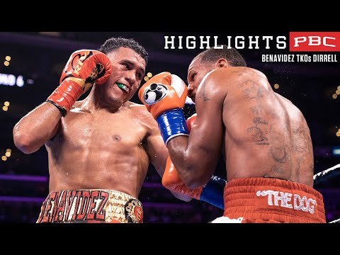Benavidez TKOs a bloody Dirrell | Benavidez vs Andrade November 25, 2023 - PBC on Showtime