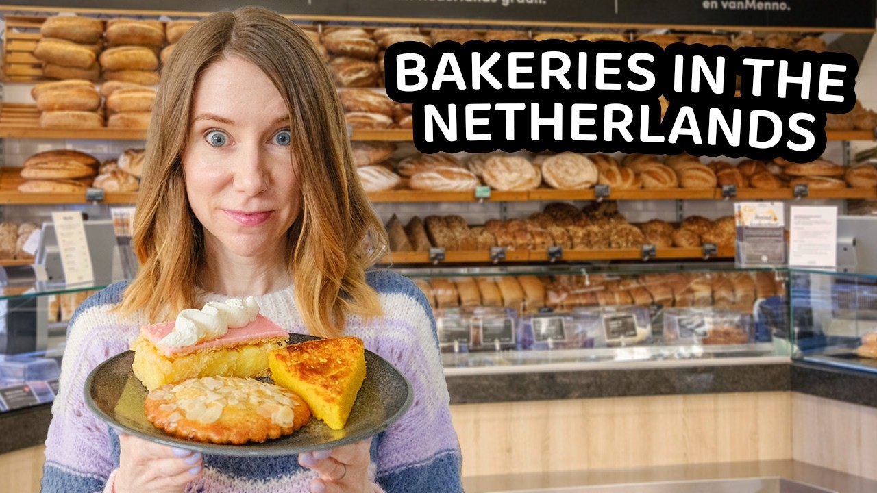 RANKING DUTCH BAKERY FOOD ON A TIER LIST 🇳🇱 (americans try dutch food)