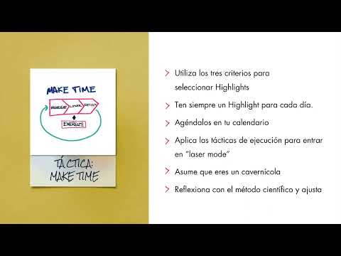 6.3.2.4   TÁCTICA  MAKE TIME