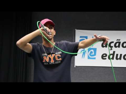 Kaique Mdp no microfone aberto da Liga do Funk