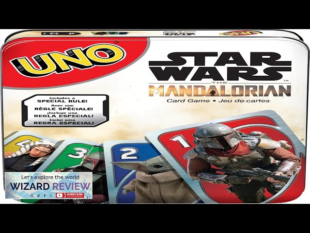 Vídeo relacionado con Mattel Games UNO Mandalorian Juego de Cartas, Juego de Mesa para niños +7 años (Mattel HJR23)