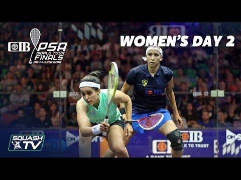 Squash:  CIB PSA World Tour Finals 2018/19 - Women's Day 2 Roundup