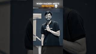 When Hacker Meet Developer 🤭🤫 #pw #physicswallah #iit_jee_neet_motivation #class10 #pookie