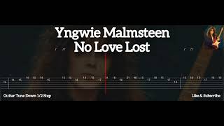Yngwie Malmsteen - No Love Lost ( Tab Guitar )