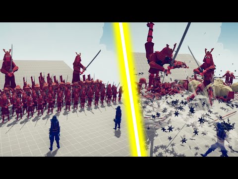 2x SENSEI GOD vs 100x UNIT | Totally Accurate Battle Simulator TABS
