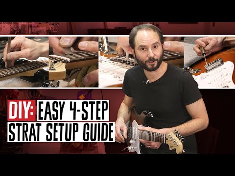 DIY: Easy 4-Step Guitar Setup - Adjusting Neck, Setting String Action, Filing Nut Slots & Intonation