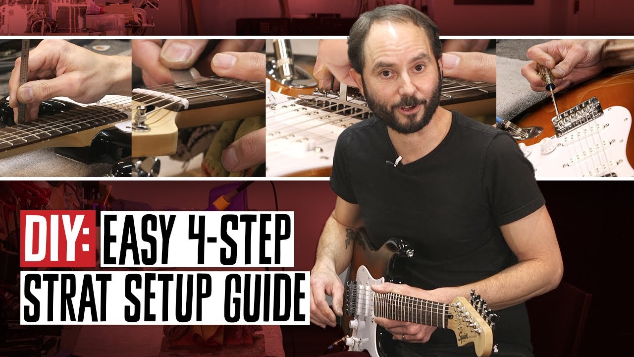 DIY: Easy 4-Step Guitar Setup - Adjusting Neck, Setting String Action, Filing Nut Slots & Intonation