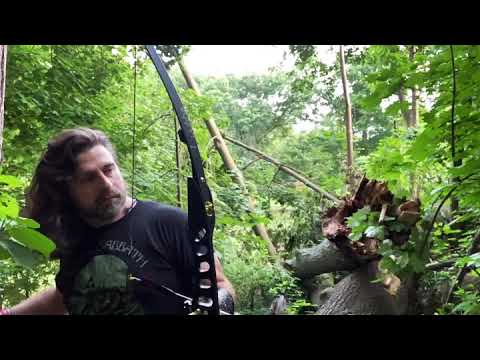 Barebow Archery form. Progressional. 1