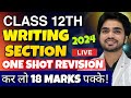 LIVE CLASS 12 REVISION Writing Section Article Letter Job Application Report Writing Notice