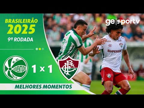 Gols e lances de Juventude-RS x Fluminense