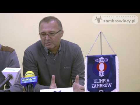 Konferencja pomeczowa Olimpia Zambrów - Arka Gdynia