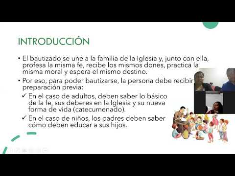 Iniciación cristiana para adultos. Tema 8: El Bautismo.