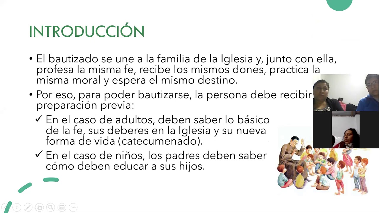 Iniciación cristiana para adultos. Tema 8: El Bautismo.