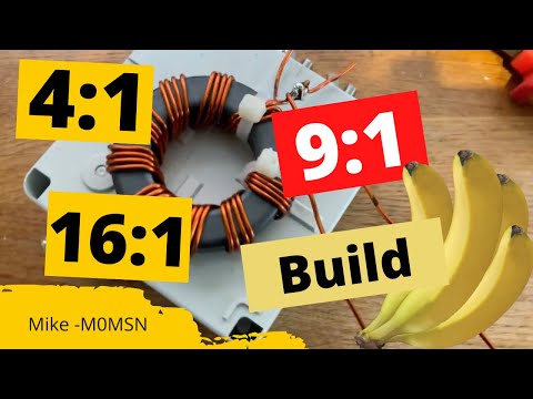 Amateurfunk: UnUn Transformator 16:1 9:1 4:1 alles auf einem Kern....