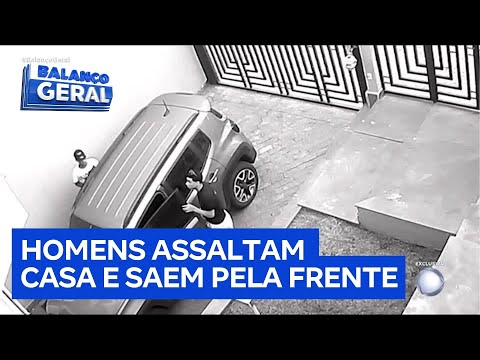 Criminosos invadem residência com tecnologia