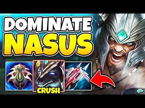 How You Can Completely Crush Nasus Top In Season 15 (TOTAL DOMINANCE)