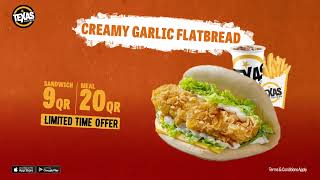 Get it Now Creamy Flatbreads | From QR 9