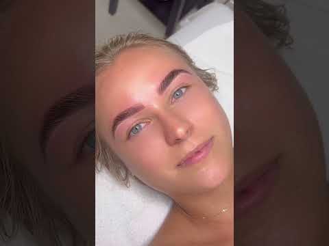 Brow lamination magic✨  IG:@Glowbynikole #browlamination #eyebrow #browgoals #brow #makeup #brows