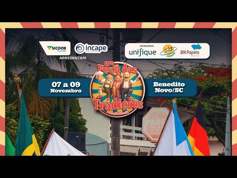 AO VIVO - Escolha da Realeza da Festa das Tradições em Benedito Novo.