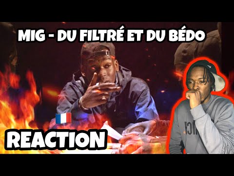 AMERICAN REACTS TO FRENCH RAP! MIG - Du Filtré Et Du Bédo (Clip Officiel) W/ ENGLISH SUBTITLES