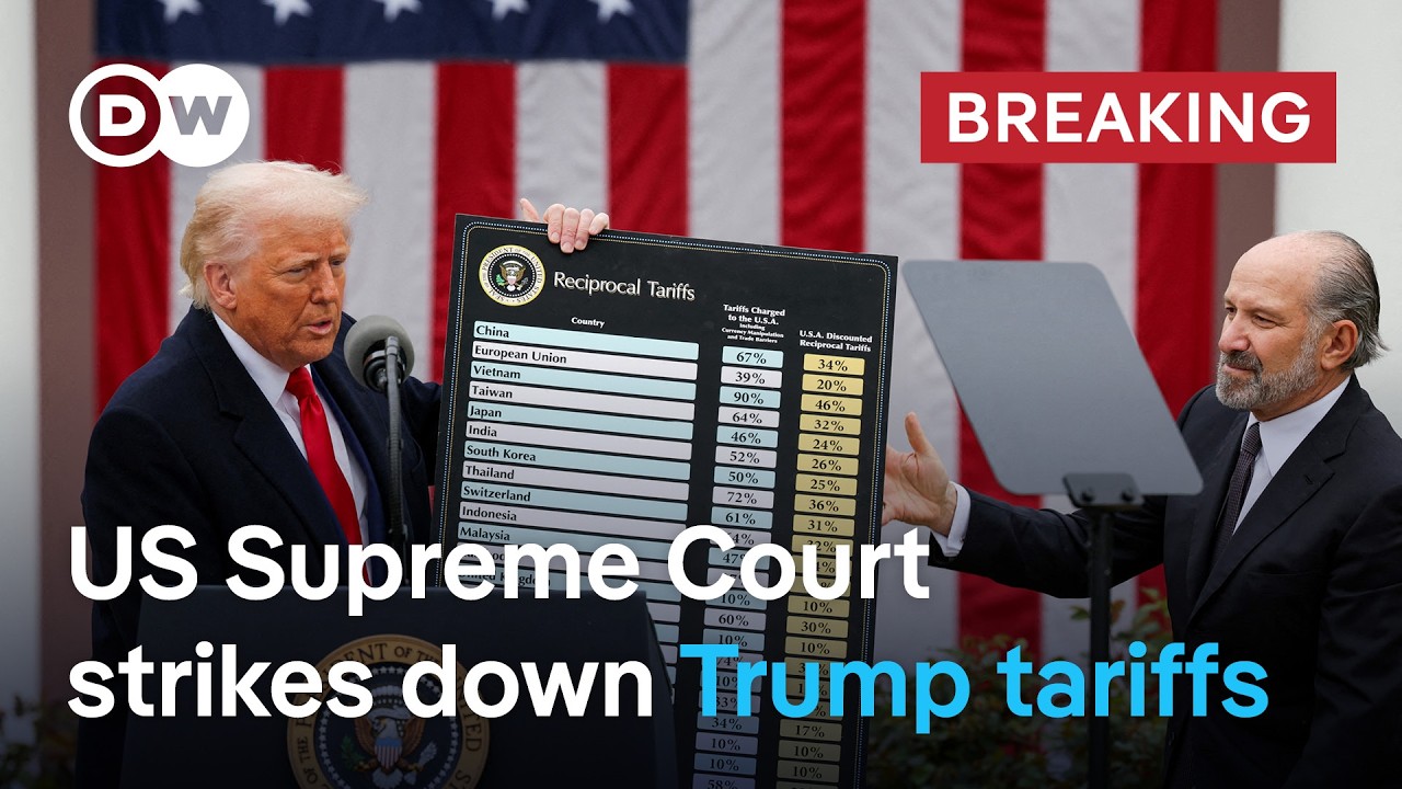 US Supreme Court rules Trump's sweeping tariffs are illegal | DW News