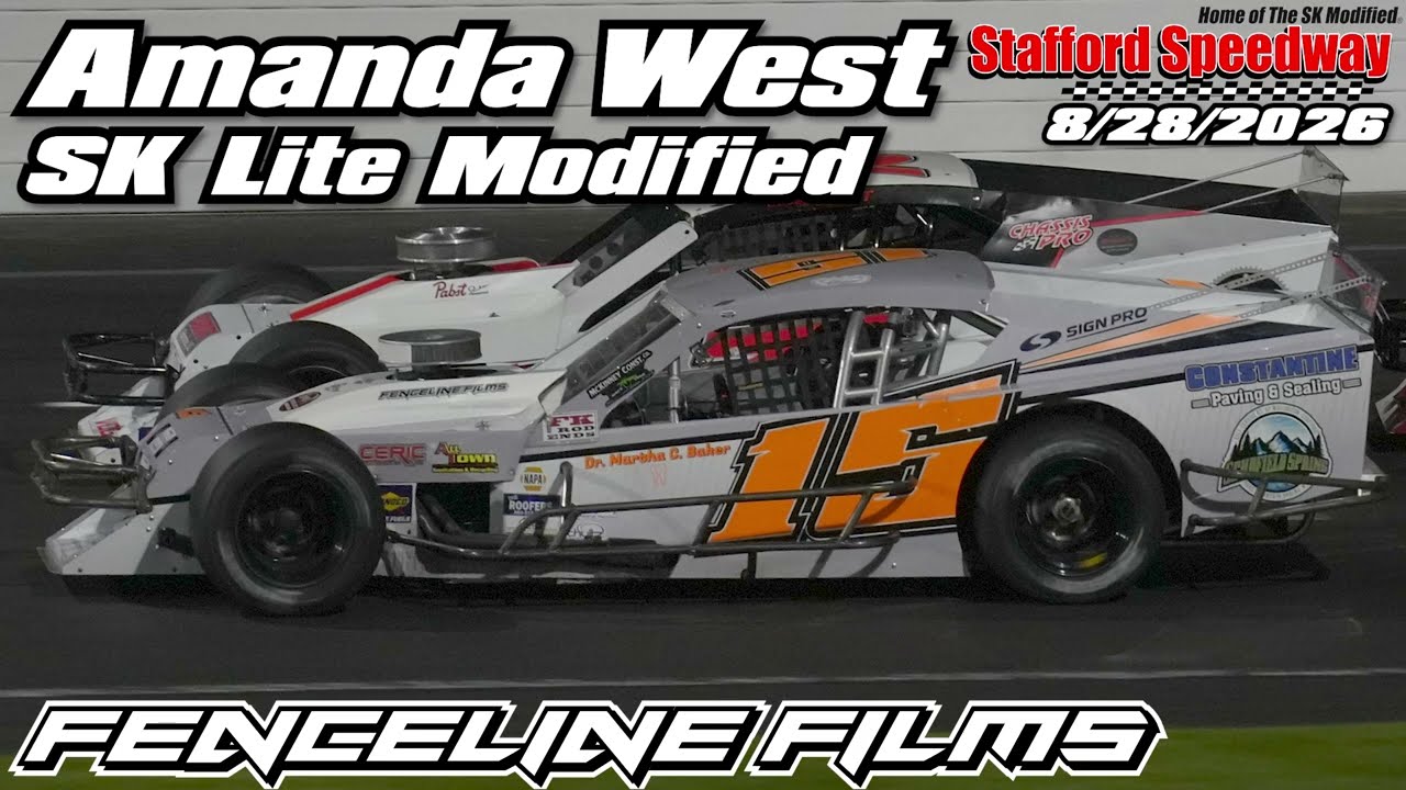 Amanda West SK Lite Modified at Stafford Speedway