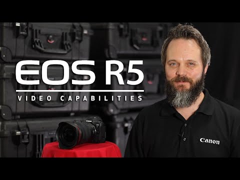 Canon EOS R5 MILC korpusas 45 MP CMOS 8192 x 5464 pikseliai Juoda video