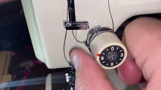 How To Properly Thread The Tensioner On An Old Kenmore Ultra Stitch 8 Sewing Machine