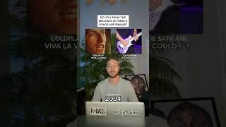 Download lagu Do You Think These Melodies Are Similar? Coldplay “Viva La Vida” & Joe Satriani #shorts #coldplay mp3