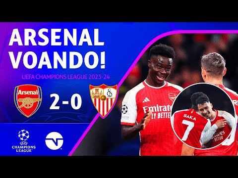 Gols e lances de Arsenal x Sevilla