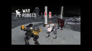 War Robots(WR)武器忘れた仲間と勝利！