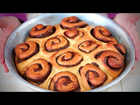 GIRELLE di PAN BRIOCHE alla NUTELLA - Nutella Brioche Rolls Recipe