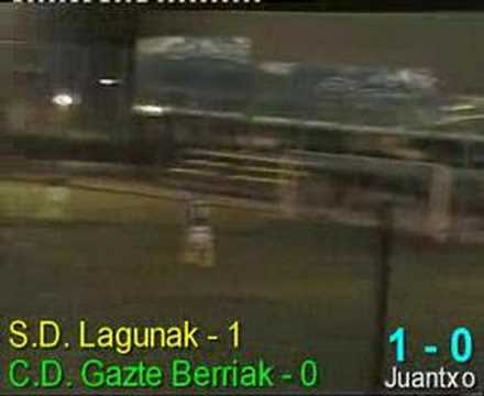 Lagunak 1 - Gazte Berriak 0