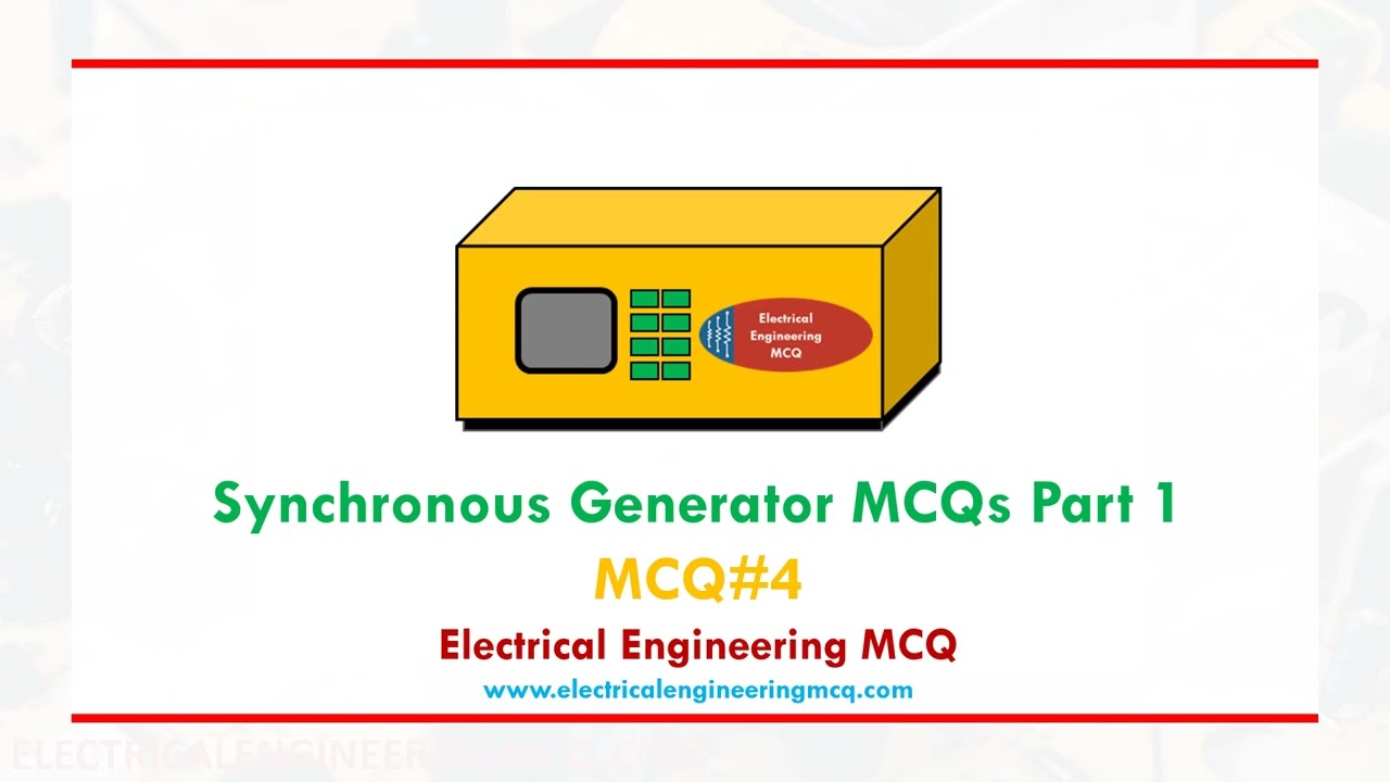 Synchronous Generator MCQs Part 1