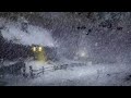 Loud Blizzard Winter Storm Wind Sounds For Deep Sleep Relaxing Winter Ambience Snow Storm