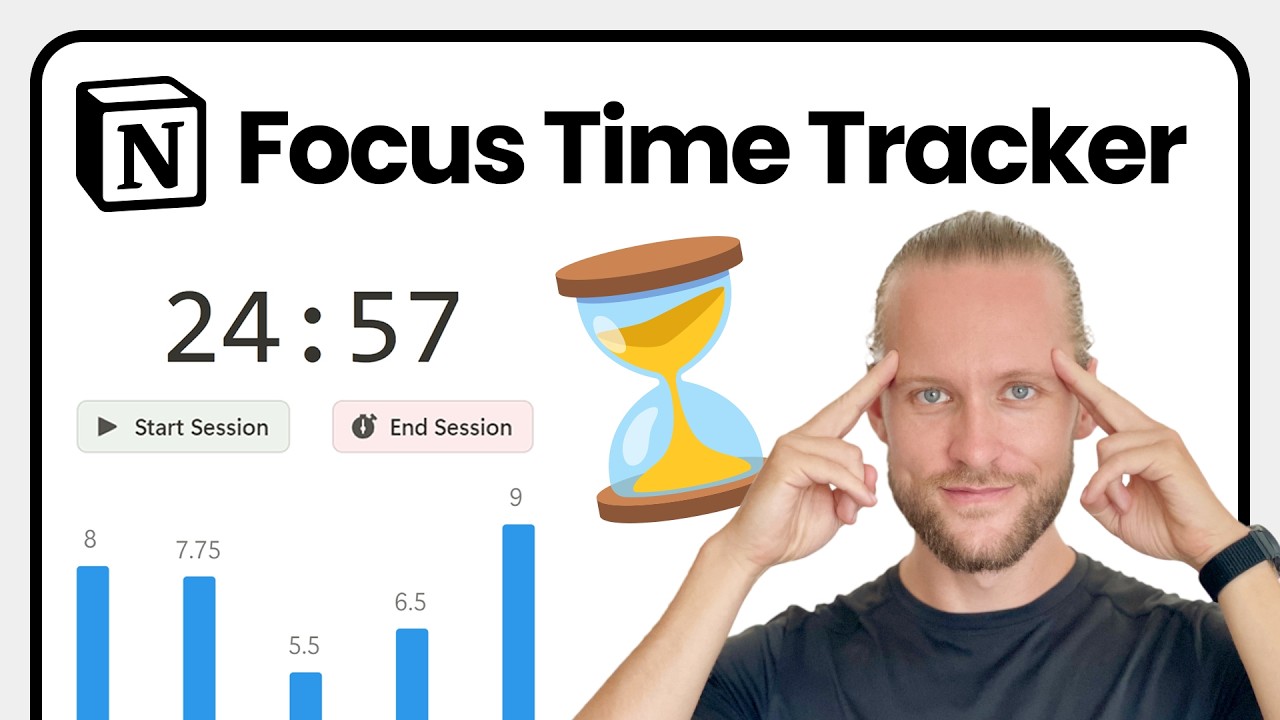 Track Your Focus Sessions in Notion | Full Tutorial + Free Template