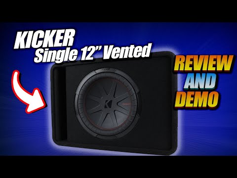 Kicker 48VCWR122 12" Subwoofer in a Vented box. PLUS How to Tune an Amp! Step by Step.