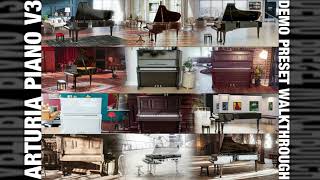 Video thumbnail for arturia piano v3 demo presets complete playthrough by Jochen Reulbach